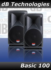 NEW! Pair DB Technologies Basic 100 Active Loudspeakers
