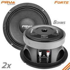 2x PRV Audio 6MB550FT Midbass Loudspeakers Car Audio 6.5″ 8 Ohms 550 Watts