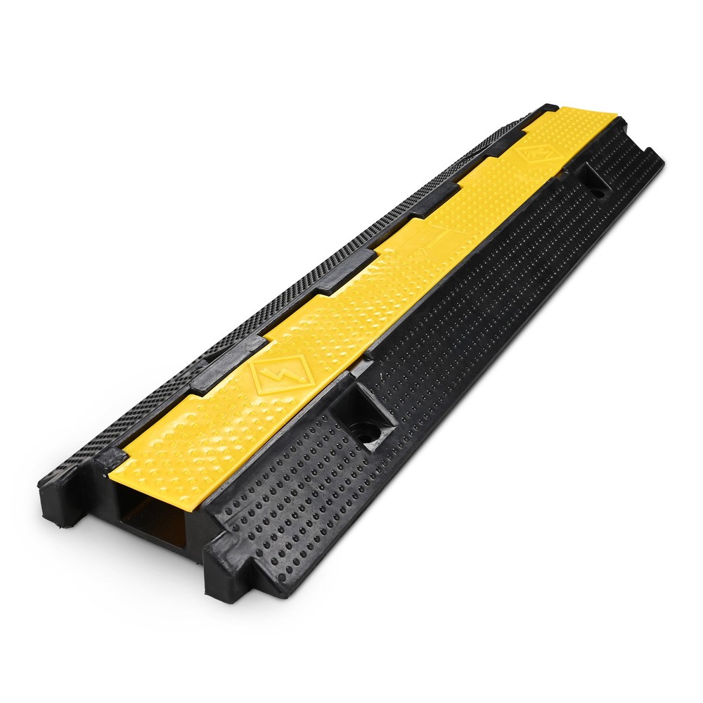 YesSources Cable Ramp Protector 1 Channel Hose Cover Speed Bump for Road