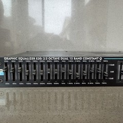 Samson E30i Dual 15 Band Graphic Equalizer Constant Q Rack Mount EQ XLR 1/4”
