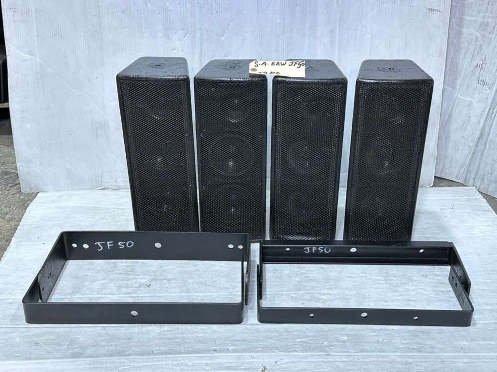 EAW JF50 2 WAY FULL RANGE LOUDSPEAKER W/ Yoke #SA (LOT OF 4)THS