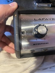 Vintage Lafayette Echo Verb II Spring Reverb Two Channel Mic & Instrument