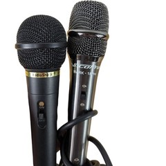 VocoPro Mark-18 Pro Wired Microphone with Cable and Radio Shack Corded (2 total)