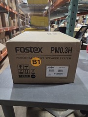 Fostex AMS-PM03H-B 2-Way 30W Personal Active Speaker System – Black (B-Stock)