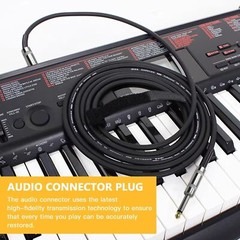 20PCS 1/4 MONO TS Heavy Duty Male Audio Speaker Guitar Cable Connector Plug JACK