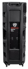 Pair Rockville SPGN258 Dual 15” 3000w 8-Ohm Passive DJ PA Speaker/ABS Cabinet