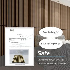 2 Wood Slat Acoustic Panels for Wall and Ceiling – 3D Fluted Sound Absorbing …