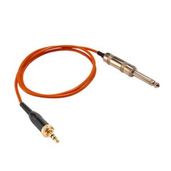 HIXMAN G4SE Instrument Cable 3.5mm Locking Plug to 1/4 for Sennheiser Wireless