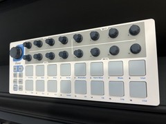 Arturia BeatStep Pro White Advanced MIDI Controller Sequencer With Custom Stand