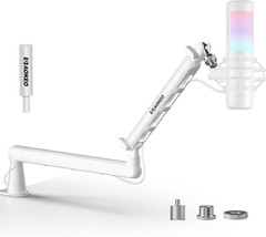 Microphone Arm Desk Low Profile Adjustable Boom Stand Suitable for Blue Yeti