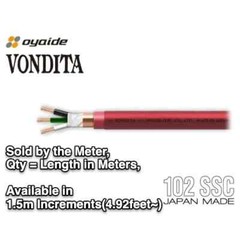 Oyaide VONDITA Power Cable – Sold in 1.5m (5 ft) Increments, Qty = Total Length