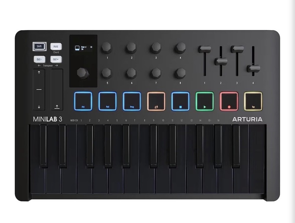 Universal MIDI Controller for Music Production, with All-in-One Software Package
