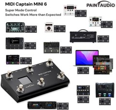Paint Audio MIDI Captain MINI 6 Foot Controller USB MIDI
