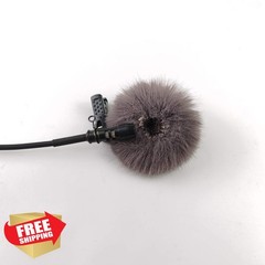 CANFON lavalier mic windscreen gray 2pk