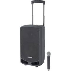 Samson Expedition XP310w-K: 470 to 494 MHz 10″ 300W Portable PA System with Mic