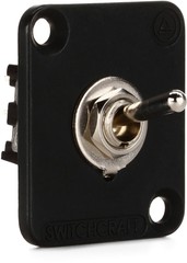 Switchcraft EHTSLBPKG EH Series Toggle Switch Locking DPDT – Black flange