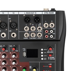 16 Channels Powered Bluetooth Studio Mixer Digital Mixer Mixing Console USB