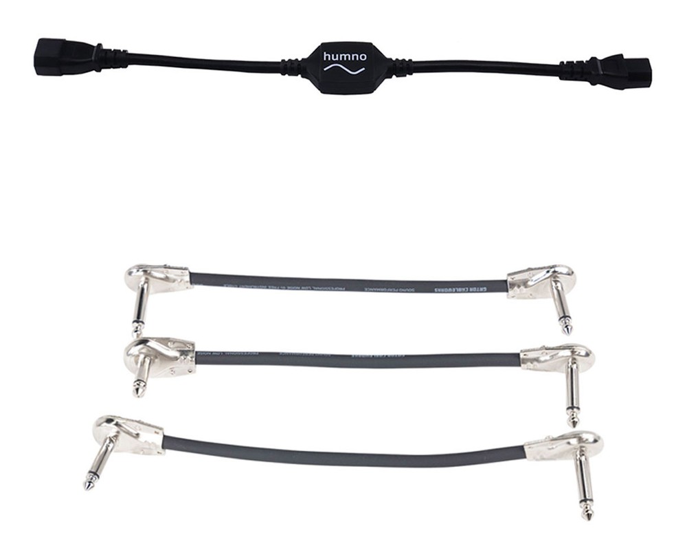 Morley HUMNO AC Noise Eliminator + Gator Patch Cable 3 Pack