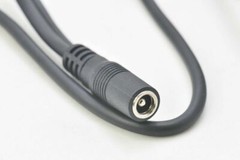 5FT 5.5 mm x 2.5 mm DC Extension Power Cable Cord DUAL MALE 5.5MM CCTV Extender