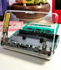 DIY tape Transparent door Transparent cover For Sony WM-EX FX GX Walkman