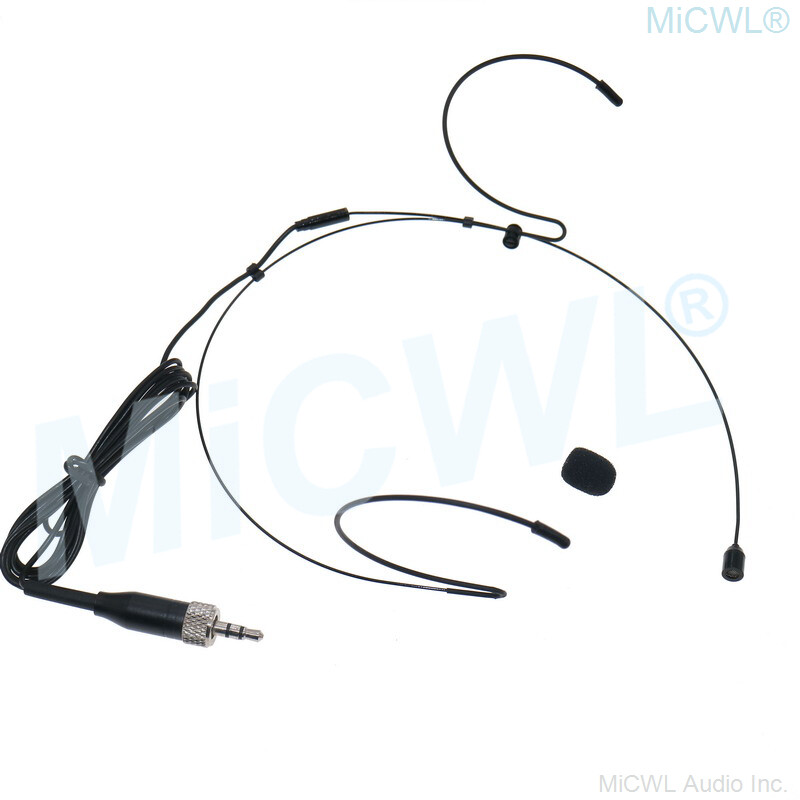 Black Headset Microphone For Sennheiser EW100 300 500 G2 G3 G4 Wireless Head Mic
