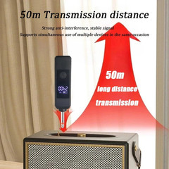 Professional Wireless Violin Microphone, Violin Pickup Clip-On Instrument Microp