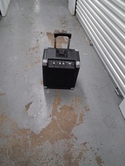 ION Block Rocker PA Speaker Battery Powered RCA Wired Black Plastic/Metal