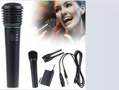 New Dual Function Wireless/Wired Microphone System For DJ bars Party FROM USA