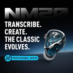 NFACOUS NM20 in Ear Monitor Earphones Wired Earbuds – Stage Use Studio Blue