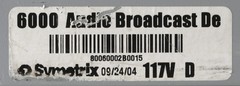 Symetrix Airtools 6000 Broadcast 40 Sec Profanity DUMP Button Delay XLR Balanced