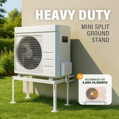 Steel Ground Stand Heavy Duty Condenser Stand For Mini Split Air Conditioners