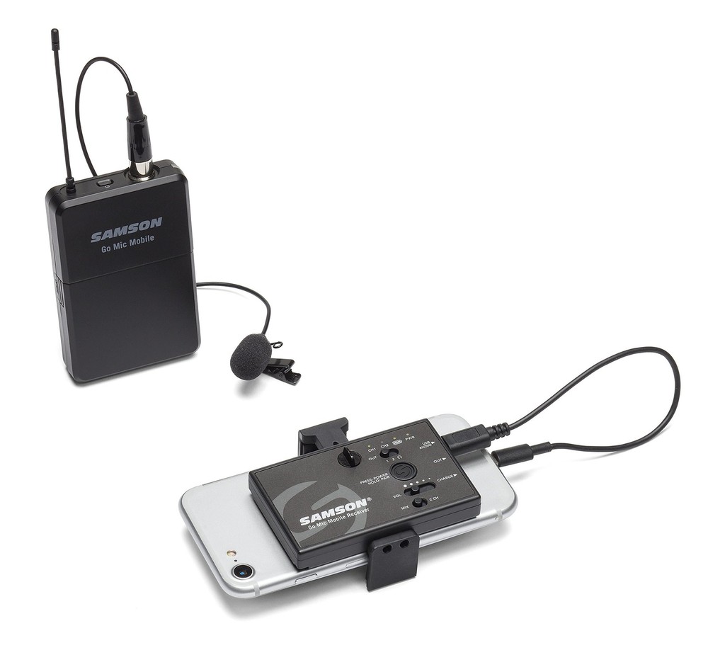 Samson SWGMMSLAV GOMIC MOBILE system Beltpack w lav mic
