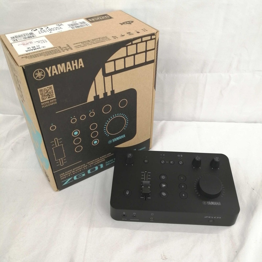Yamaha ZG01 Game Streaming Audio Mixer Interface Used