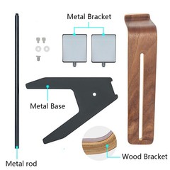 WUFZODN Controller Stand and Headphone Stand, Creative Wooden Controller Hold…