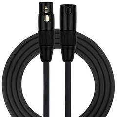 MPC-270PB-25/BK Microphone Cable 25FT XLR Balanced Shielded Audio Patch Cord