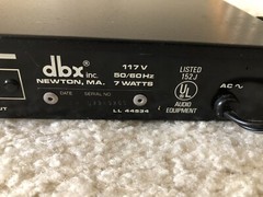 DBX Recording Technology Series MODEL 224 Type II Tape Noise Reduction System
