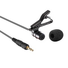 SR-UM10-M1 | Lavalier Mic with Locking 1/8″ Male Transmitters