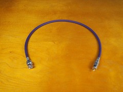 Apogee Wyde Eye 75 ohm, S/PDIF or Word Clock cable, Canare BNC to RCA