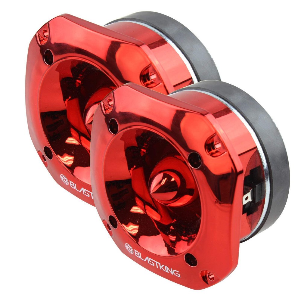 Blastking TW2000-RED-K2 (2) 500 Watts 4×4 inch 1.5 inch VC Titanium Bullet Tweet