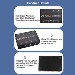 MIDI THRU-6 Pro Box USB MIDI Interface 1-In 6-Out 6 Channels MIDI Spliter