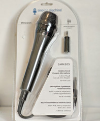 Singing Machine SMM205 Unidirectional Wired Dynamic Microphone. New. sealed