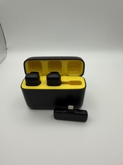 2.4Ghz Wireless Microphone for iPhone Lightning with Charging Case Mini Lavalier