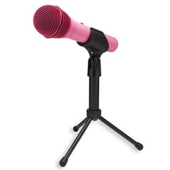 Samson Q2U USB XLR Handheld Pink Dynamic Microphone Shock Mount Bundle PRO