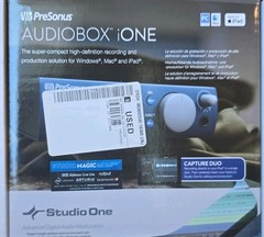 PreSonus AudioBox iOne USB Audio Interface USB 2.0 XLR TRS Phantom Power