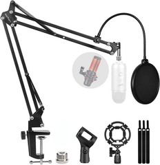 Microphone Stand for Blue Yeti, Quadcast Boom Arm Scissor