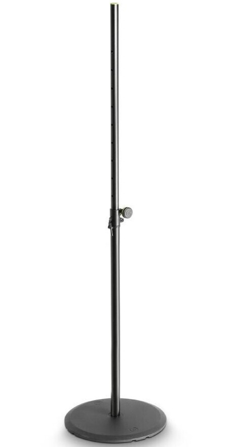 Gravity SSP WB SET 1 Loudspeaker Stand with Base and Cast Iron Weight Plate BLK