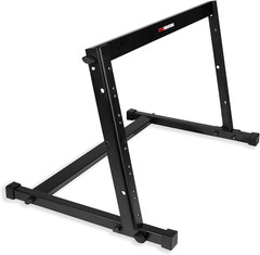 Angled Metal Desktop Rack Stand with Non-Slip Rubber Feet, 6U Rack Space (GFW-DE
