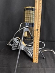 Vintage D77 Telefunken Stereo Microphone with Box and Stand-Parts Only