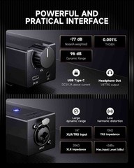 Donner EM1 Analog Headphone in-Ear Monitor Amplifier Audio Boost Volume Control