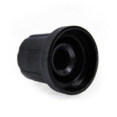 PixelGear Black 18-Point Knob with Gray Cap for Rane HC-6, MP-24, PE-15, SM-26